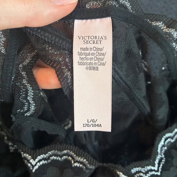 Victoria's Secret Black Lace Bodysuit Women's Lingerie - Picture 7 of 12